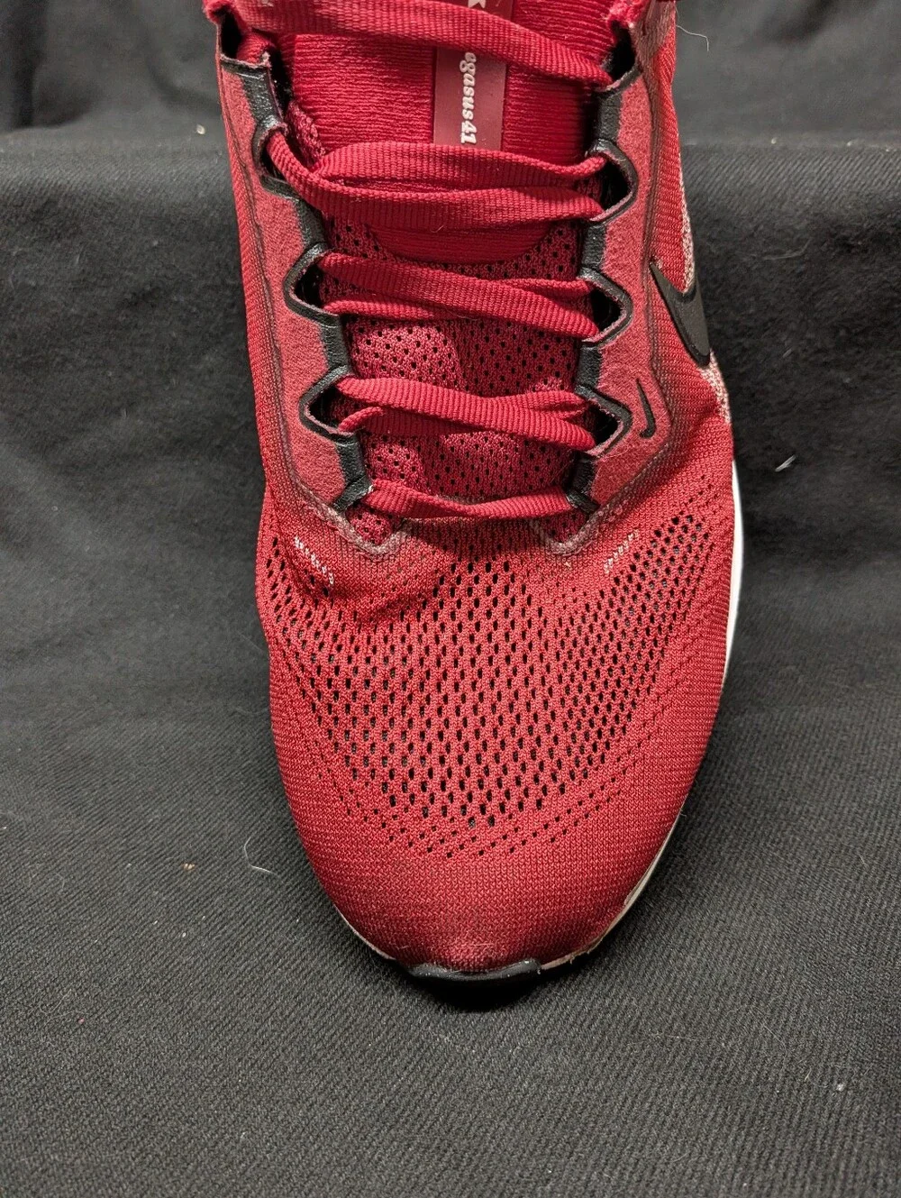 Nike Cardinal Stanford Zoom Pegasus 41 Running Shoes, Size 8.5